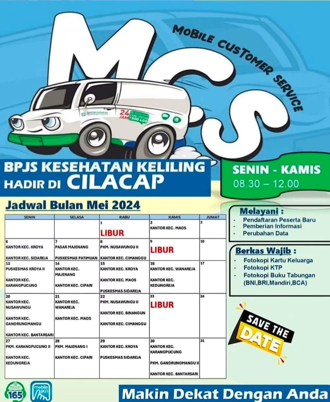 MOBILE CUSTOMER SERVICE BPJS KELILING BULAN MEI