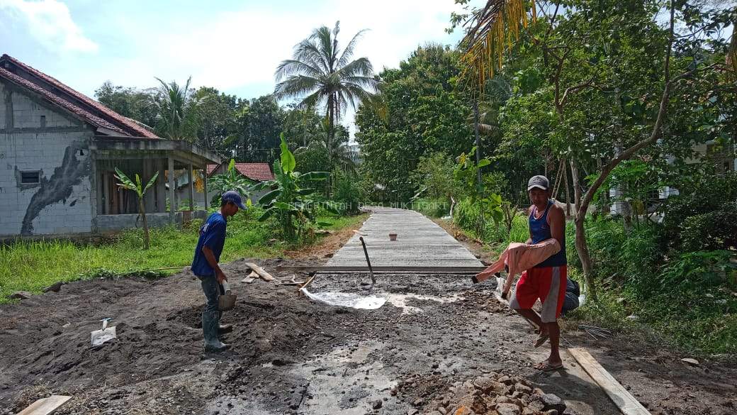 PEMBANGUNAN COR BETON JALAN KARANGNANGKA - BENDAGEDE RELISASI DANA DESA TAHAP I