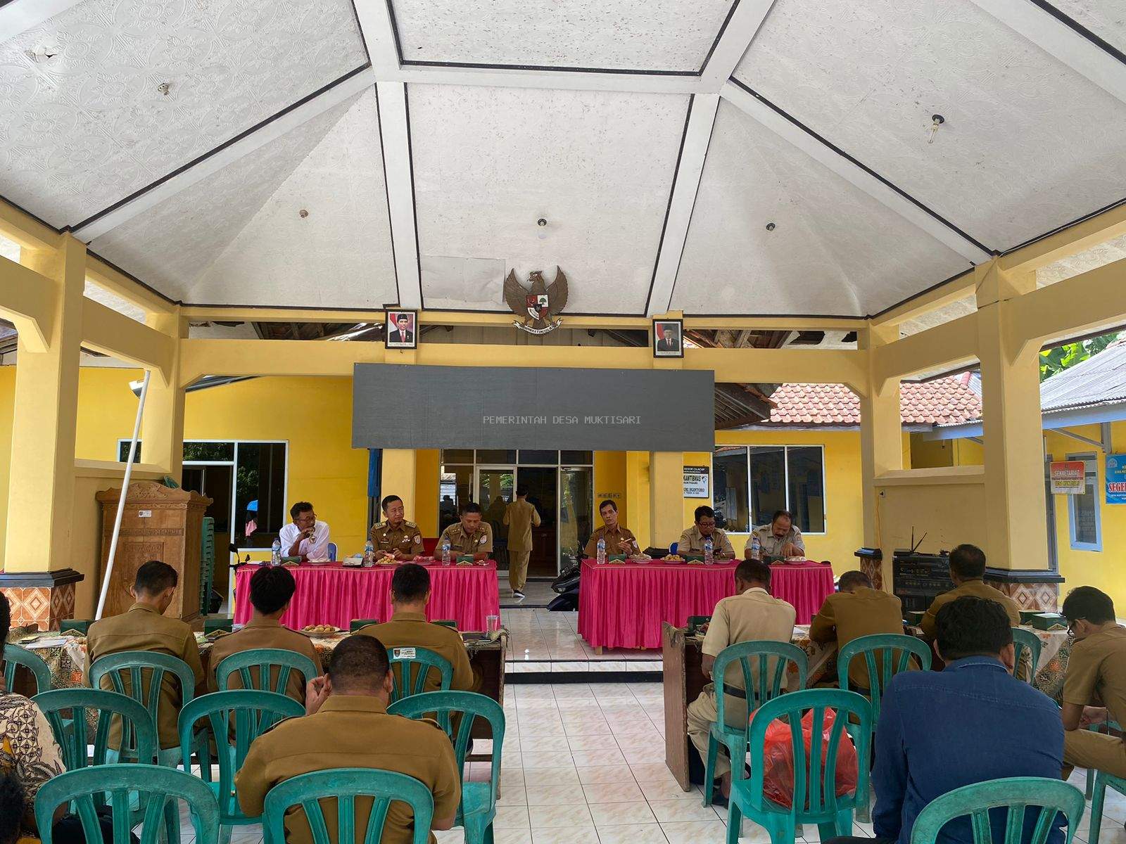 MONITORING DAN EVALUASI KEGIATAN ADMINISTRASI DAN FISIK PEMDES MUKTISARI