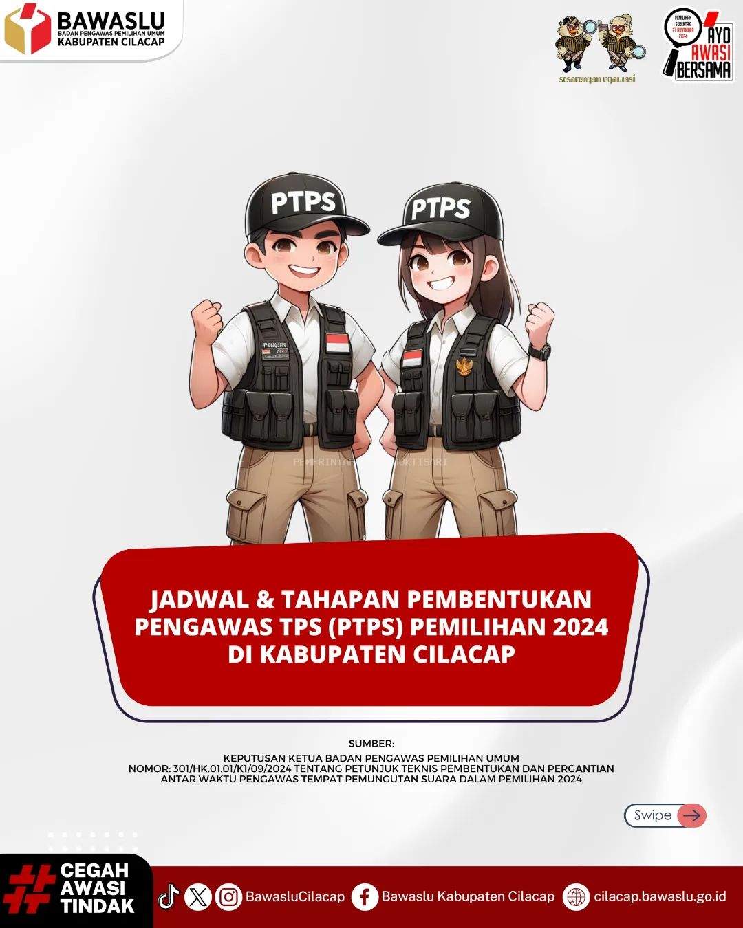 SEGERA DIBUKA PENDAFTARAN PTPS DESA MUKTISARI UNTUK PILKADA TAHUN 2024