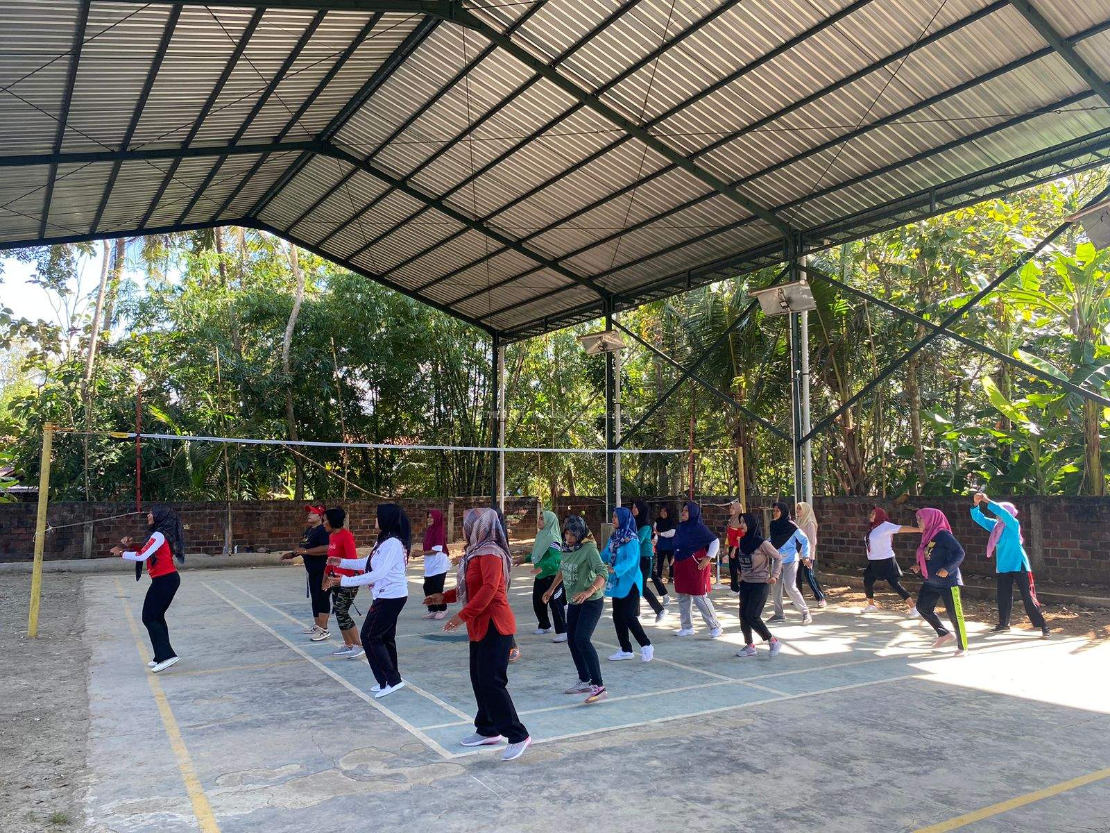 SENAM SEHAT BERSAMA IBU-IBU TP PKK DESA MUKTISARI 