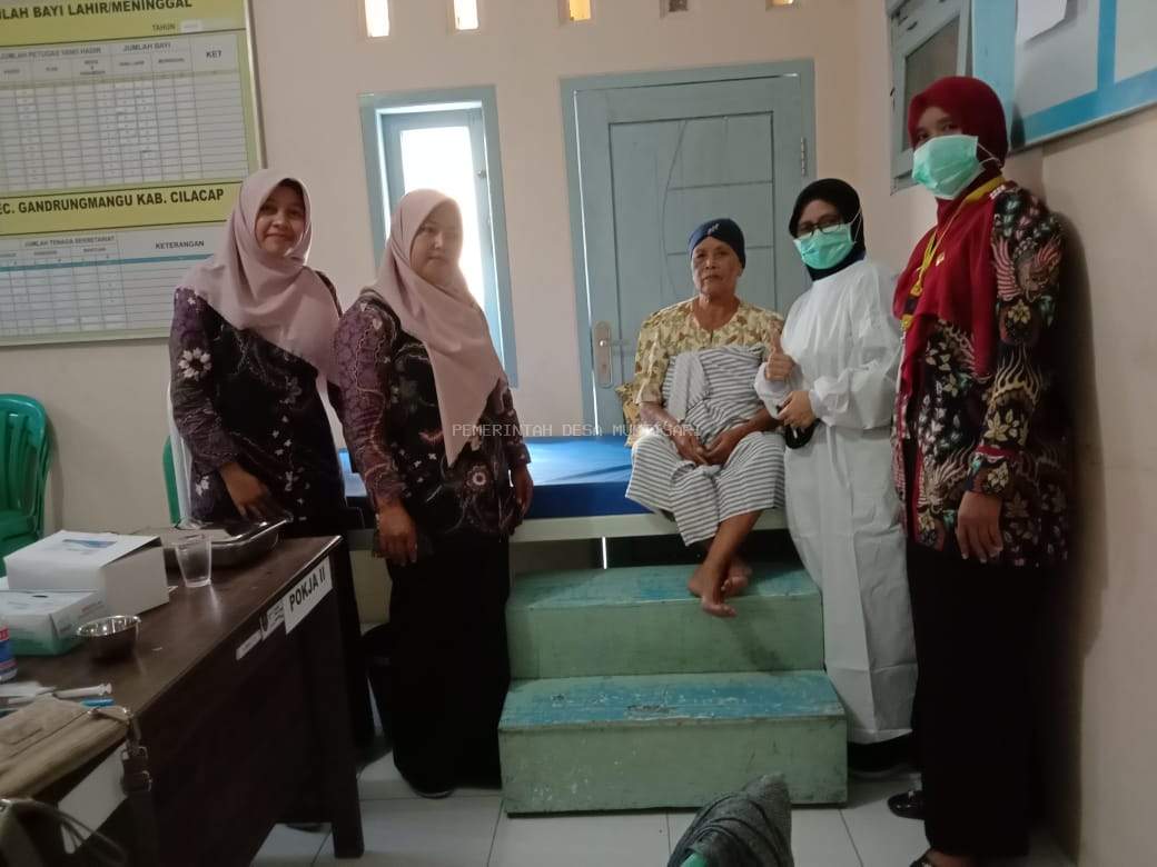 TP PKK DESA MUKTISARI GELAR PEMERIKSAAN IVA TEST DAN SADANIS GRATIS 