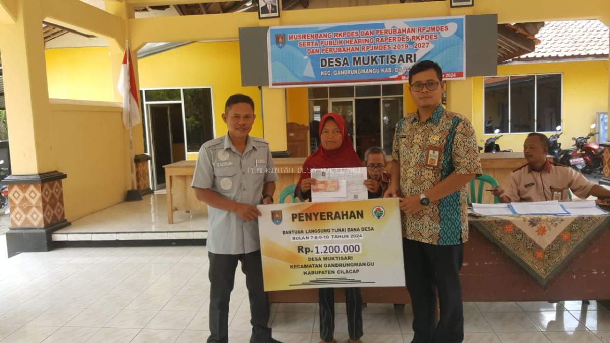 PENYERAHAN BLT-DD BULAN JULI-OKTOBER TAHUN 2024