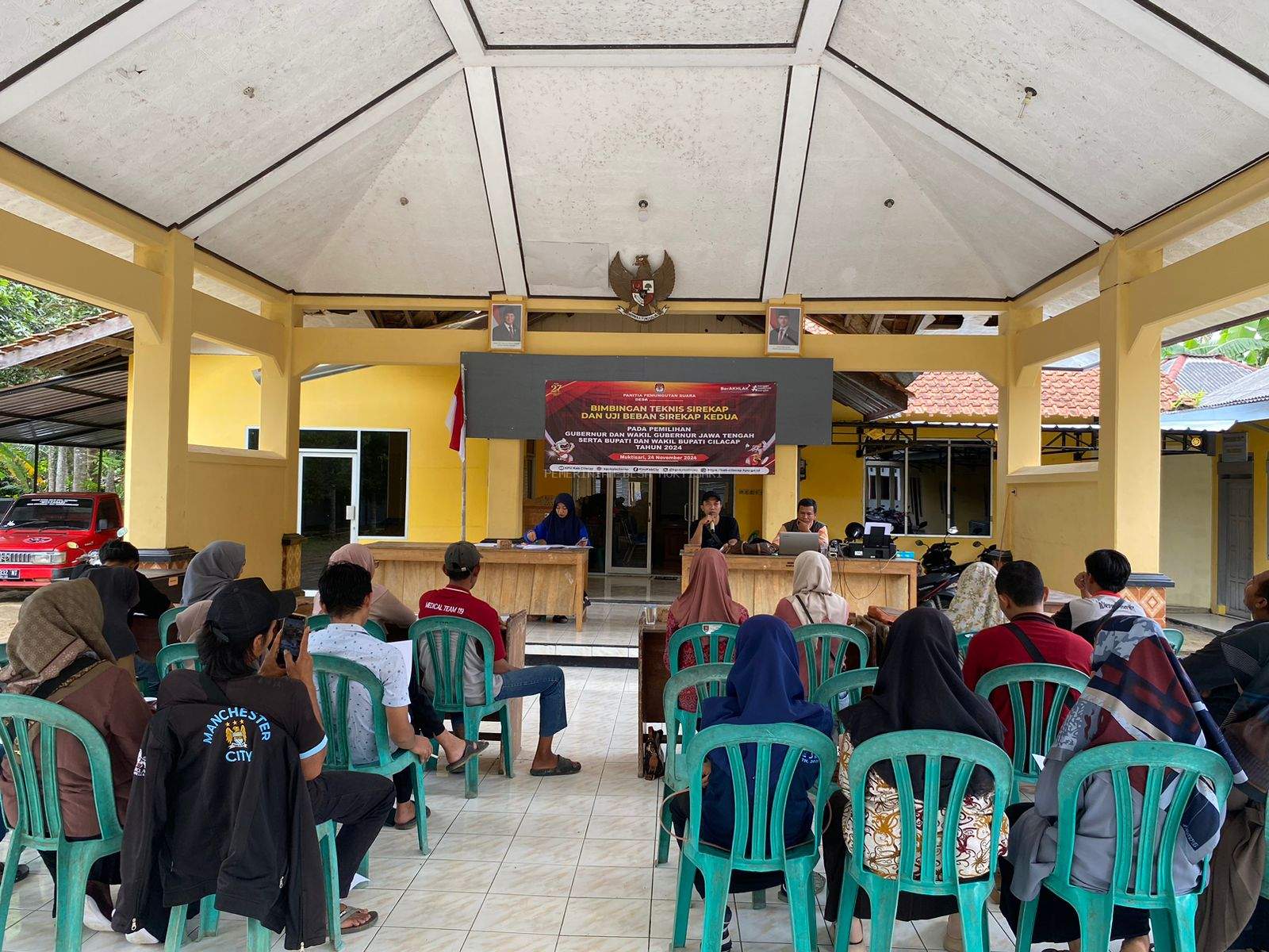 BIMTEK SIREKAP DAN UJI BEBAN SIREKAP II DESA MUKTISARI 