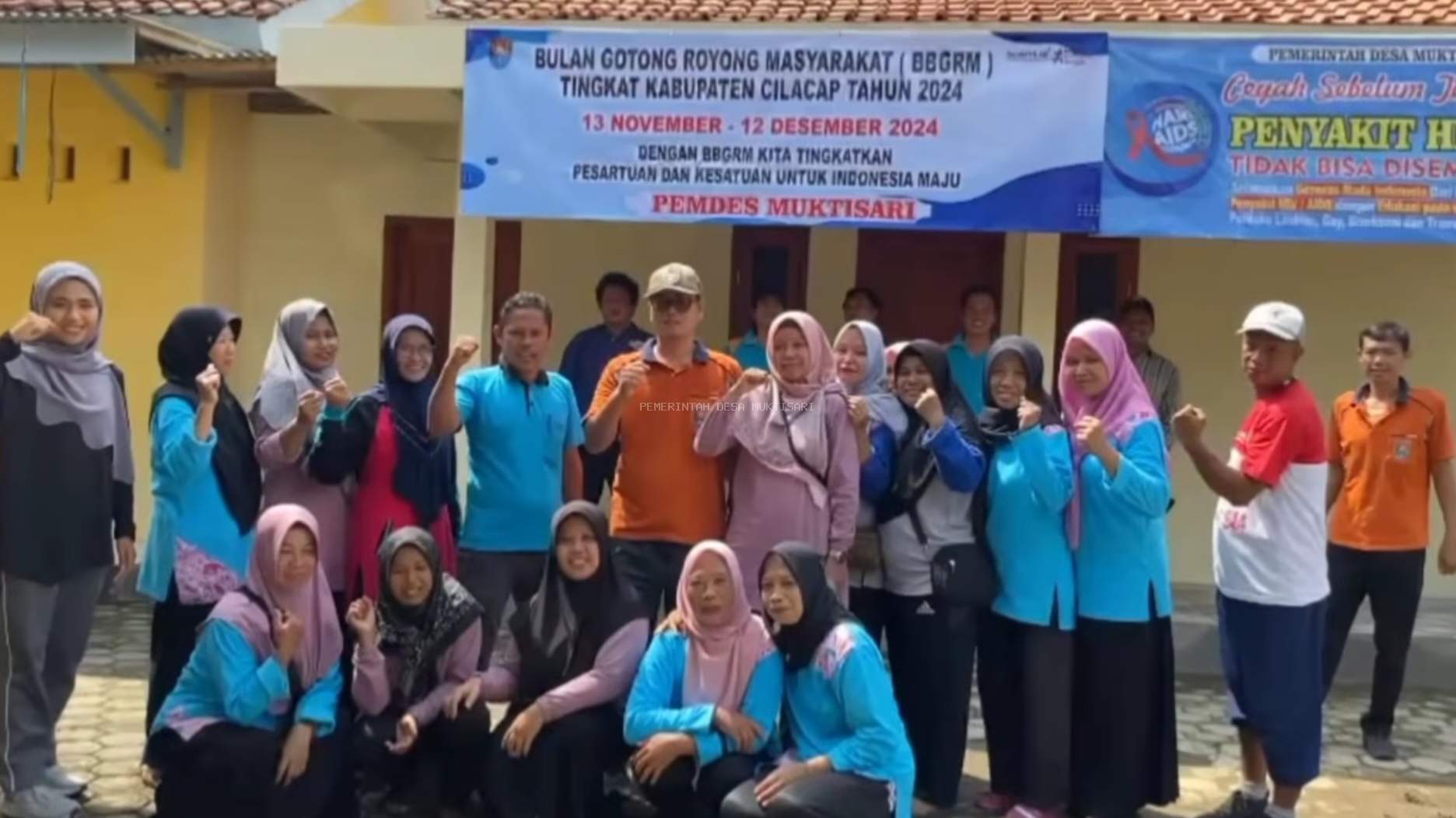 BBGRM DI TINGKAT DESA MUKTISARI JAGA PERSATUAN DAN KESATUAN 