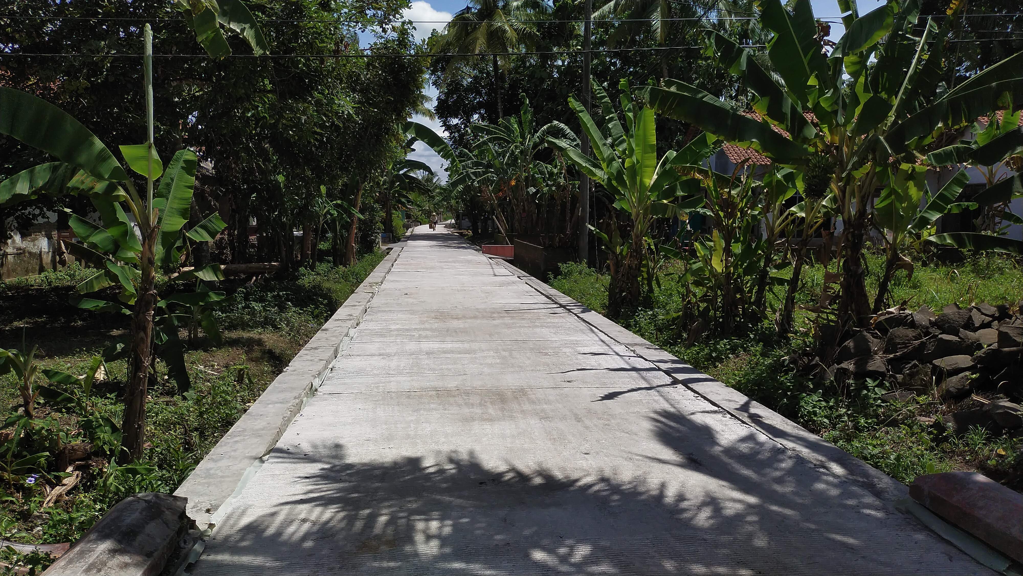 PENGECORAN JALAN DUSUN BENDAGEDE PERMUDAH AKSES PARA PETANI