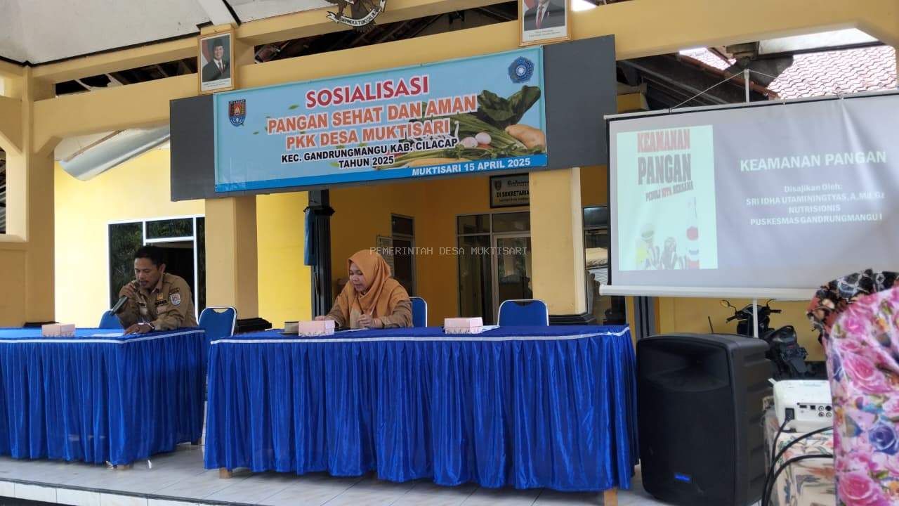 SOSIALISASI PANGAN SEHAT DAN AMAN BERSAMA TIM PUSKESMAS GANDRUNGMANGU I