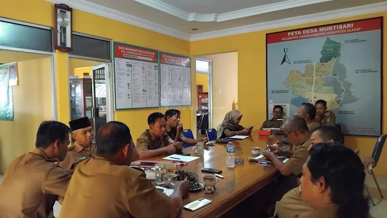 RAPAT KORDINASI INTERNAL PEMERINTAH DESA MUKTISARI